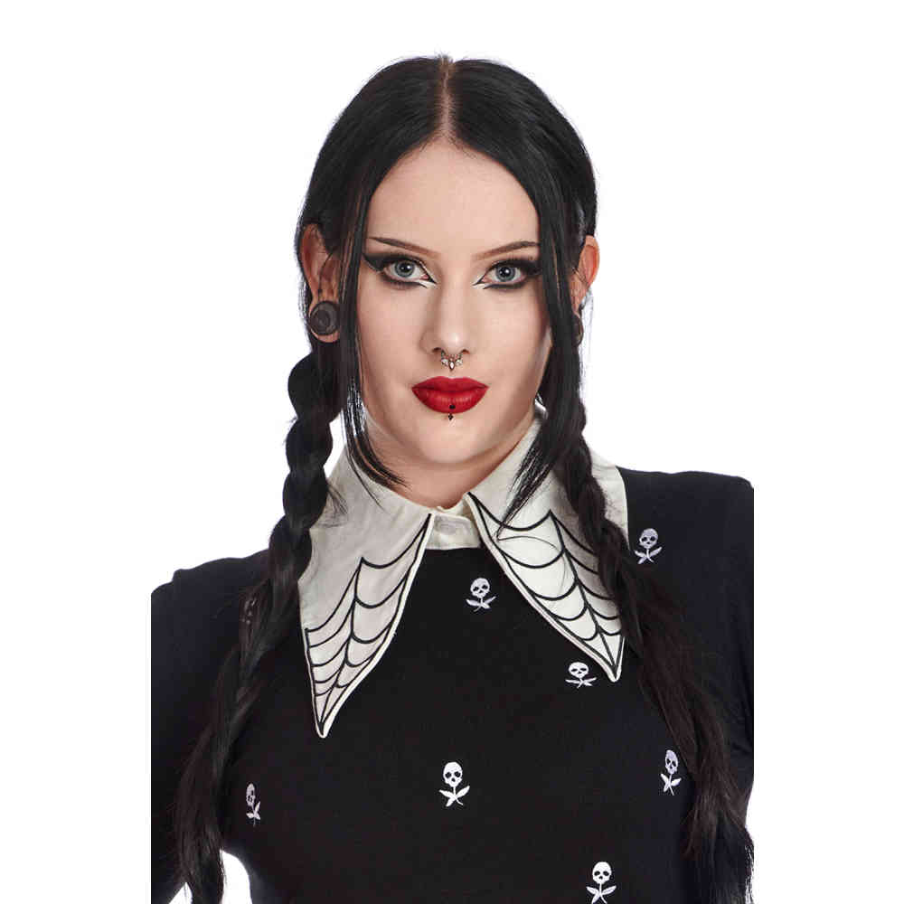 Banned - Wednesday Blues Collar - White